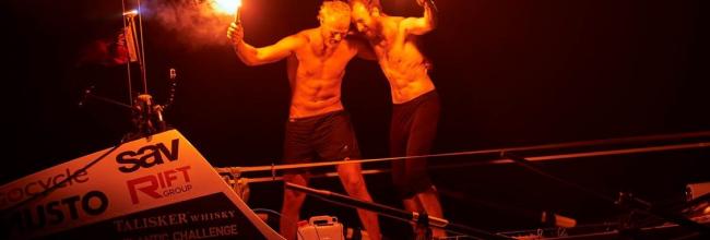 Winners - Dan and Olly Team Atlantic Challenge