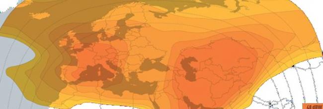 Eutelsat 36 East Coverage
